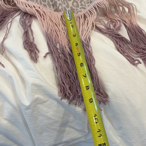 Zleurope Leopard Print Fringe Coverup - Picture 8 of 8